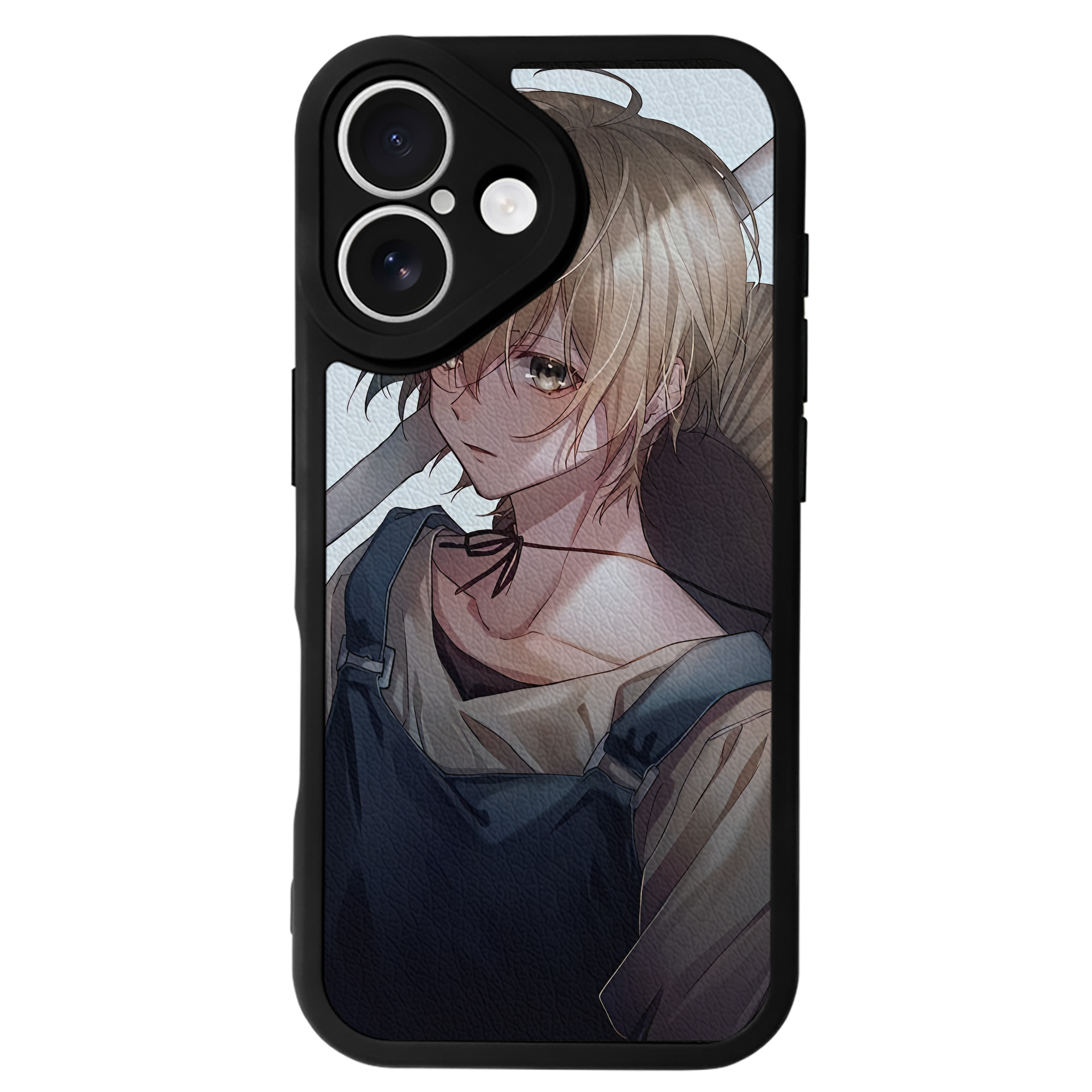 （画像用） 文豪ストレイドッグス Bungo Stray Dogs 【iPhone 16シリーズ対応】シリコンスマホケース（レザー調） 材質：シリコン
